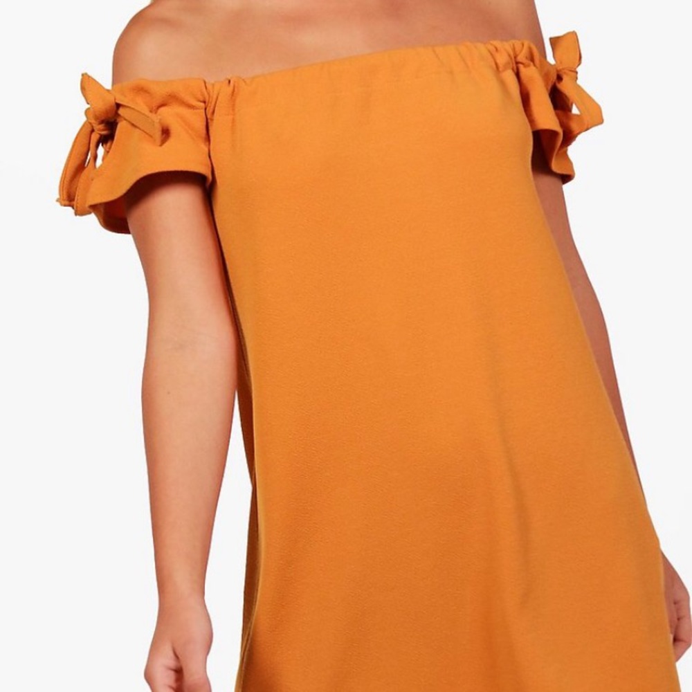 Mustard yellow dress